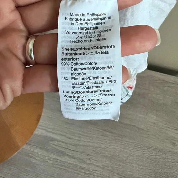 J.Crew Mercantile Rainbow Seersucker Collared Tie Front Dress Size XXS - Picture 9 of 12